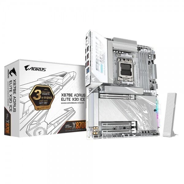 제이씨현플레이스 GIGABYTE X870E AORUS ELITE X3D ICE - 최저가 449,000원