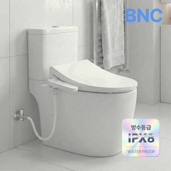the수바스 BNC IPX-8 항균시트 방수비데 BN-320 하이브리드 직수형
