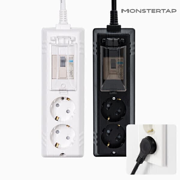 몬스터탭 몬스터탭 국산 4000W 멀티탭 2구 3구 슬림 - 최저가 9,700원