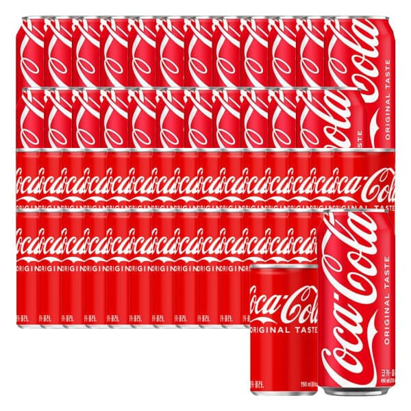 코카콜라-스타배송 코카콜라 490ml x24캔 + 코카콜라 190ml x30캔