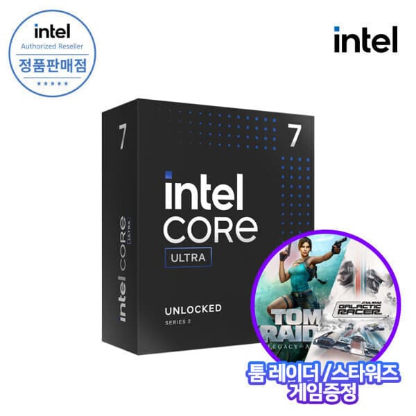 씨넥스몰 인텔 코어 울트라 7 270K Plus 애로우레이크 - 최저가 515,050원