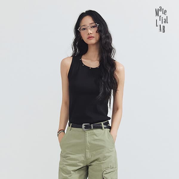 현대홈쇼핑Hmall 머티리얼랩 26SS 스터드 슬리브리스 3종