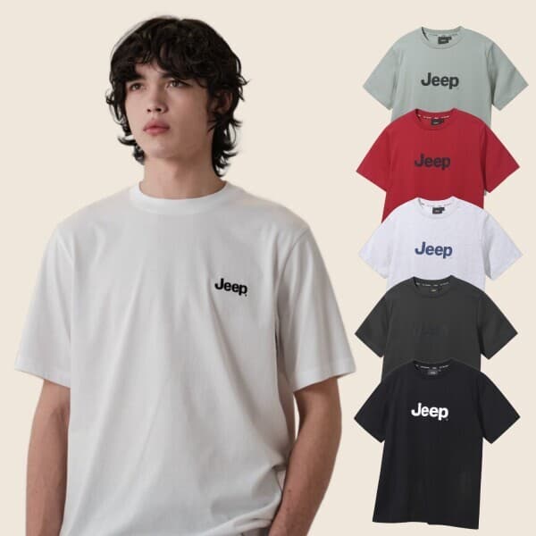 롯데백화점2관 JEEP 지프 남녀공용 반팔티셔츠 2종택1 - 최저가 19,850원