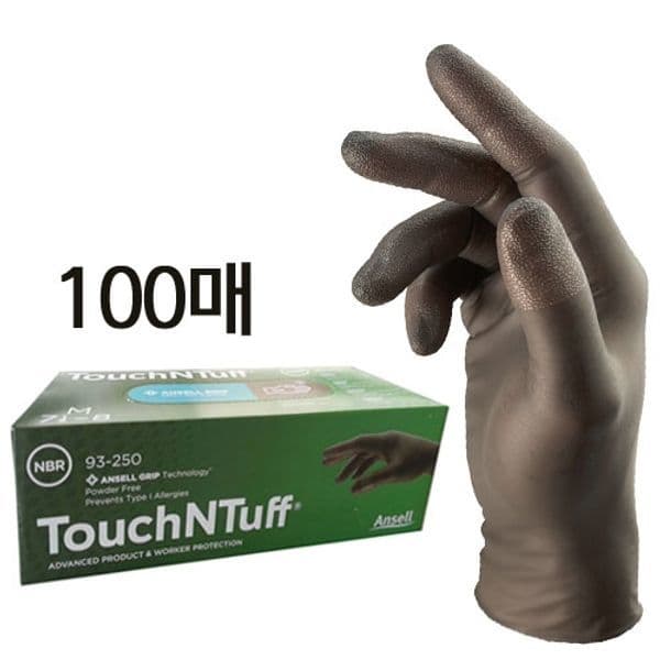 (주)계양전동공구 안셀 터치앤터프 93-250 10인치 니트릴재질 7.0g 손끝 미끌림방지처리 - 최저가 27,480원