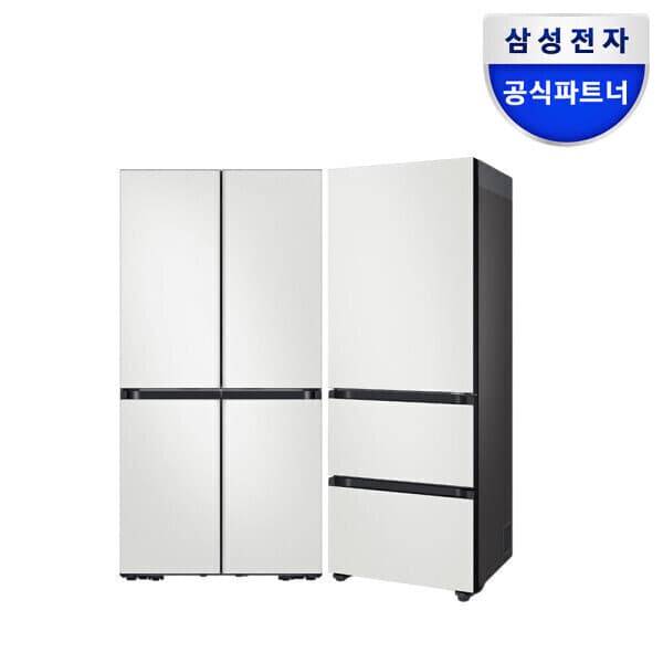 삼성공식파트너평강 비스포크 키친핏 냉장고 김치냉장고 세트 RM70F63R2A RQ33DB74C1AP
