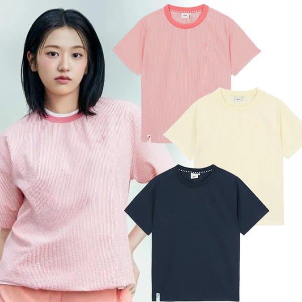 신세계백화점 7LD5378 남여공용 여름 초냉감 시어서커 반팔 티셔츠 - 최저가 32,120원