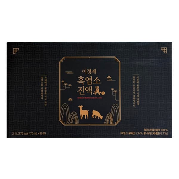 (주)제이제이몰 이경제 흑염소진액 70ml x 30포