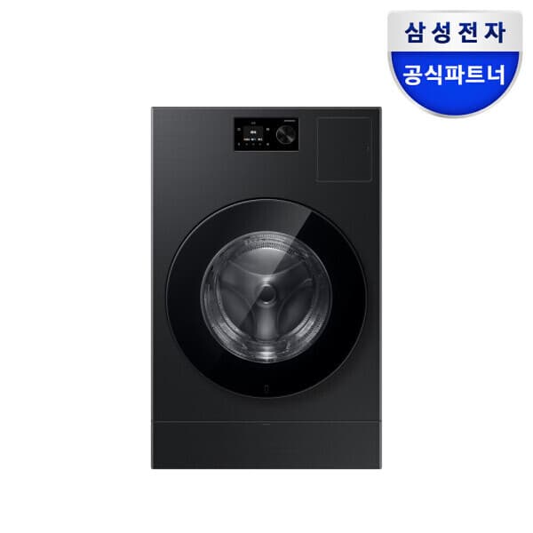 삼성공식_회산디지털 삼성 WD80H25BHB 비스포크 AI콤보 세제자동투입 25KG+18KG 세탁기건조기일체형 블랙캐비어