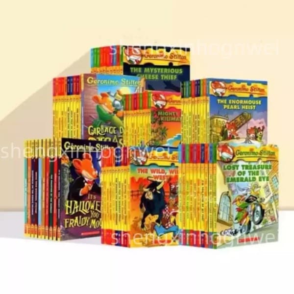제비. 영어원서 Geronimo Stilton 제로니모스틸턴 1~80 80권 세트 오디오