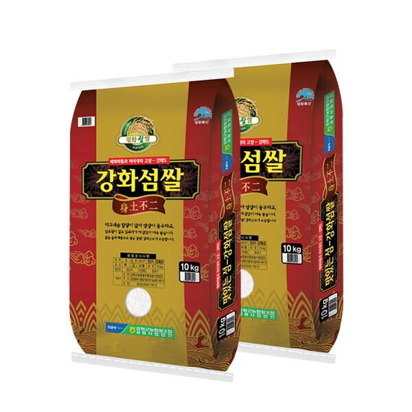 롯데  홈쇼핑 강화군농협 강화섬 삼광쌀 20kg
