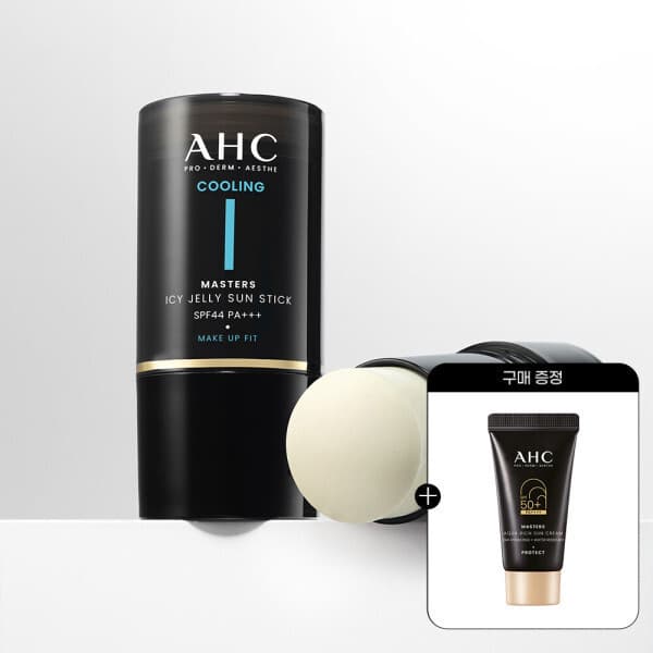 AHC_공식스토어 AHC 마스터즈 아이시 젤리 선스틱 14g 2개 + 마스터즈 선크림 10ml 1개 - 최저가 34,000원