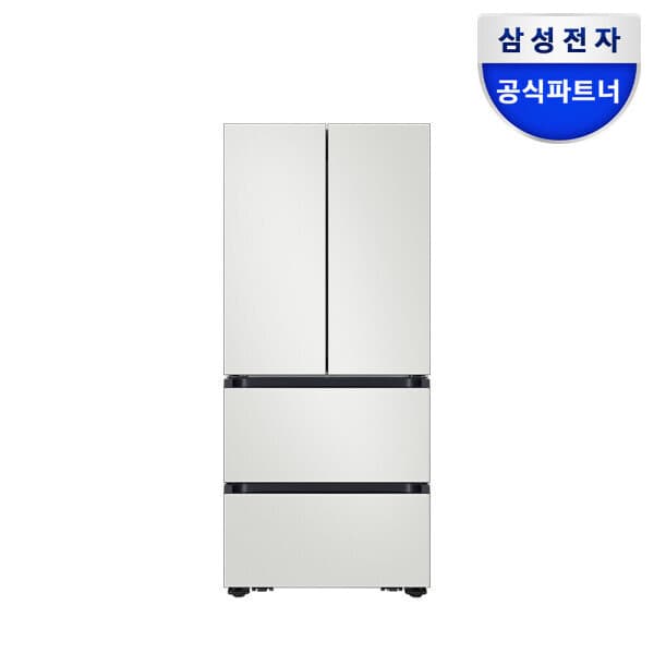 삼성공식파트너문성 비스포크 AI 김치냉장고 4도어 1등급 RK70F49M1A 490L 코타 화이트