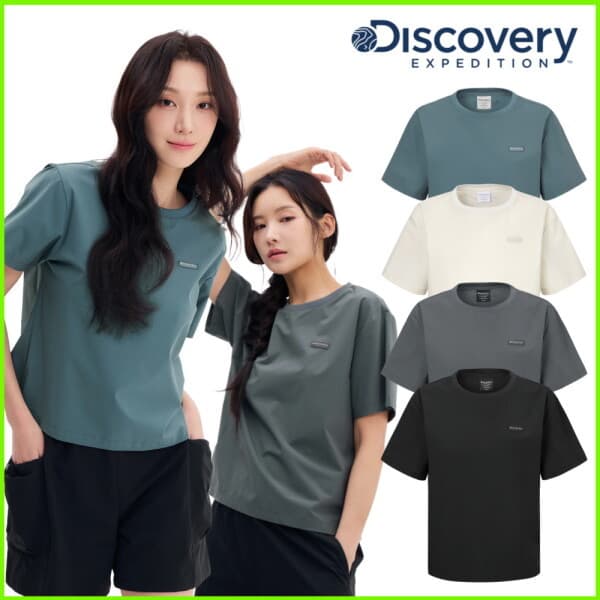롯데백화점2관 디스커버리 프레시벤트 우븐 반팔티셔츠 DWRS9A053