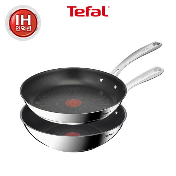 Tefal 테팔인덕션 3X 퍼펙트 레지스트 프라이팬 2종 팬28+볶음팬28