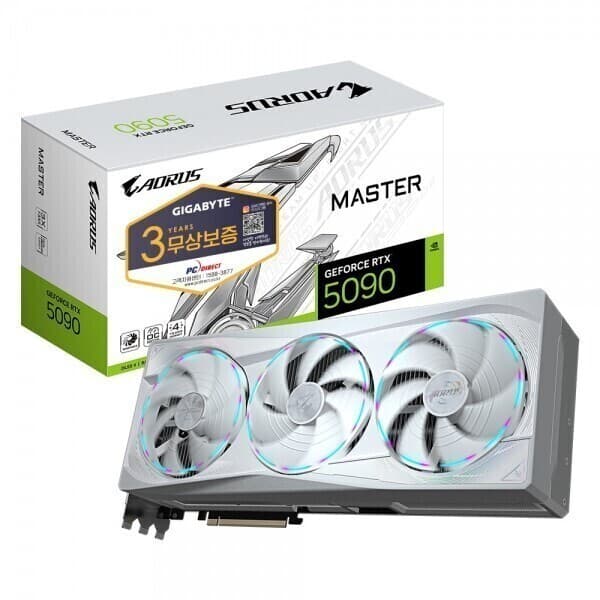 픽셀스테이션 GIGABYTE AORUS 지포스 RTX 5090 MASTER ICE D7 32GB
