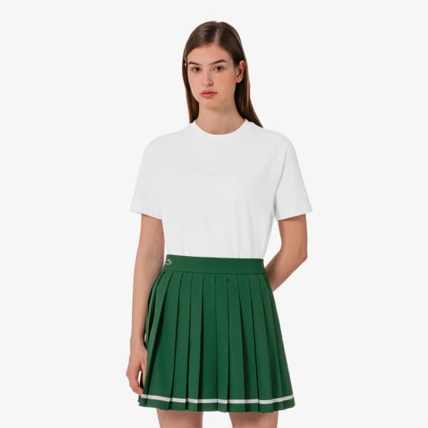 lacoste 라코스테 여성 레이스 크록 티셔츠 TF600E-56G 70V
