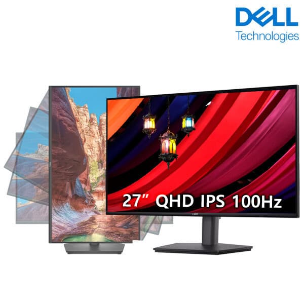 LIZZ샵 델 Pro 27 모니터 E2726DS QHD IPS 100Hz 스피커