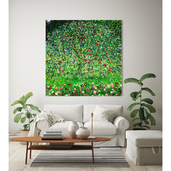 아란아트 구스타프 클림트 명화 해바라기 사과 인테리어 캔버스 액자 30호 80x80cm