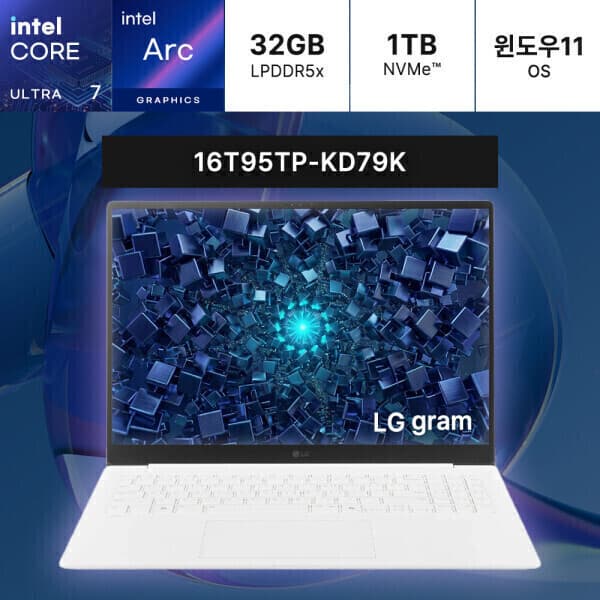 씨티마트 LG전자 2026 그램 프로360 16T95TP-KD79K SSD 1TB 울트라7 32GB 16인치 화이트 - 최저가 3,150,000원