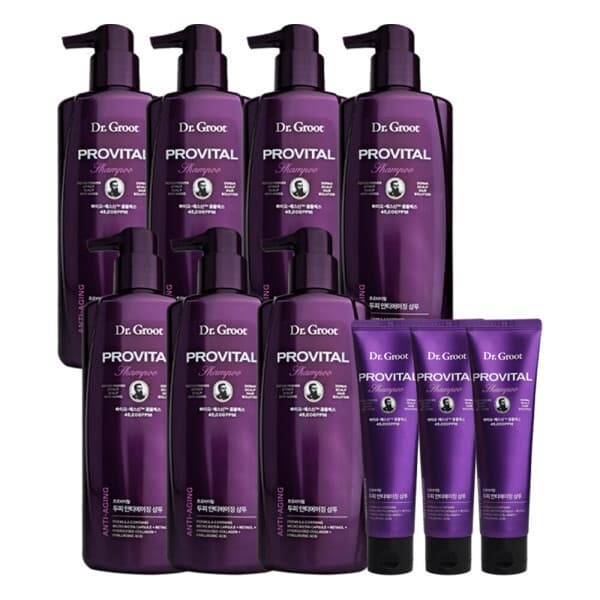 알리바바M 닥터그루트 탈모 샴푸 프로바이탈 두피 안티에이징 500ml 7개+100ml 3개