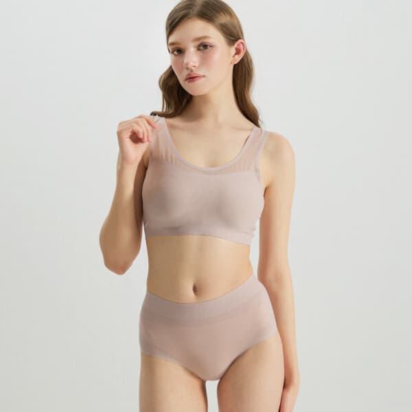 씨앤비언더웨어몰 라보라 몰드부착형 노라인 퓨징 브라 팬티 2종세트 BR OLWBP4S9004S