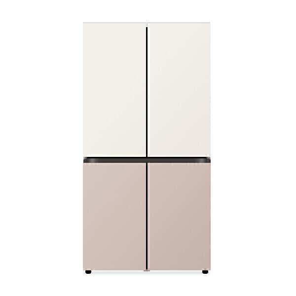 다락방가전쇼핑몰 LG 디오스 AI 오브제컬렉션 냉장고 870L 토프+아몬드
