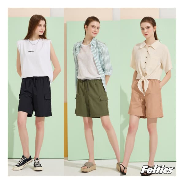 롯데 아이몰 펠틱스 여성 썸머 반바지 3종