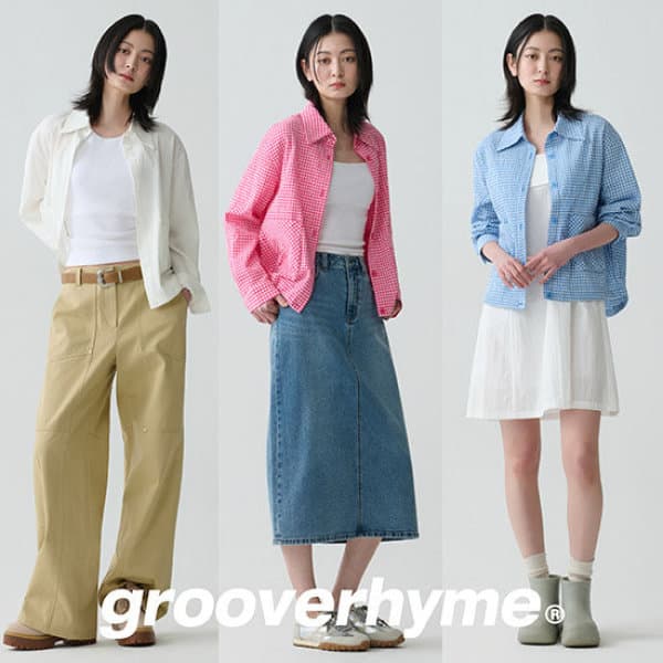 GS_SHOP_TV 그루브라임 26SS 여성 블라썸 시어서커 깅엄 셔츠 재킷 - 최저가 49,000원