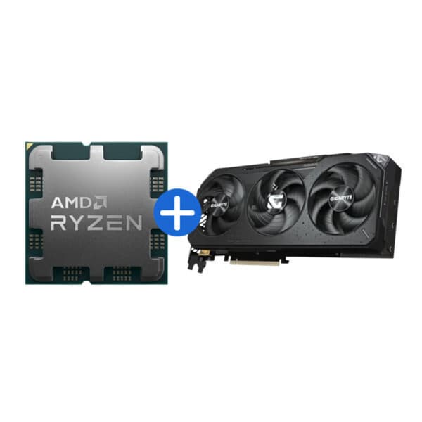 기가바이트한국총판 GIGABYTE 라데온 RX 9070 XT GAMING OC D6 16GB 그래픽카드 + AMD 라이젠7 7800X3D CPU 패키지