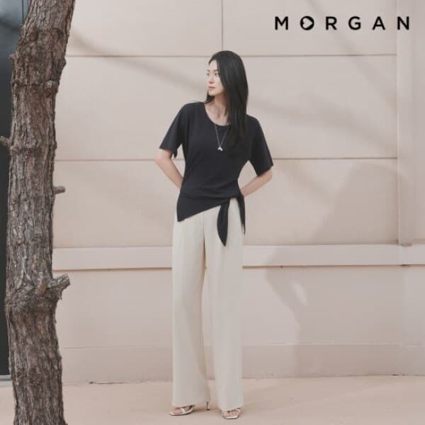 GS_SHOP_TV 모르간 26SS 에센셜 밴딩팬츠 - 최저가 49,900원