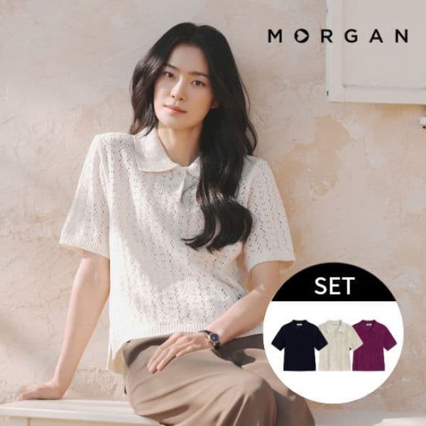 GS_SHOP_TV 모르간 26SS 썸머 크로셰 니트 3종 - 최저가 44,910원