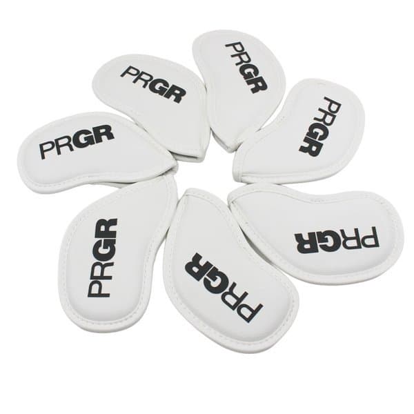 신세계몰 PRGR 아이언 헤드커버 7개 세트 화이트
