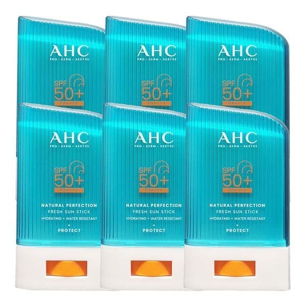 신세계몰 AHC 내추럴 퍼펙션 프레쉬 선스틱 SPF50+ 22g 6개