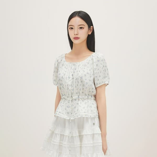스타필드고양점 로엠 반팔 코튼 블라우스 RMBLG25R14
