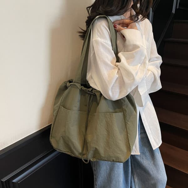 zbsy1954 Mimi Market 여성용 캐주얼 스트링 나일론 숄더백 - 최저가 18,050원