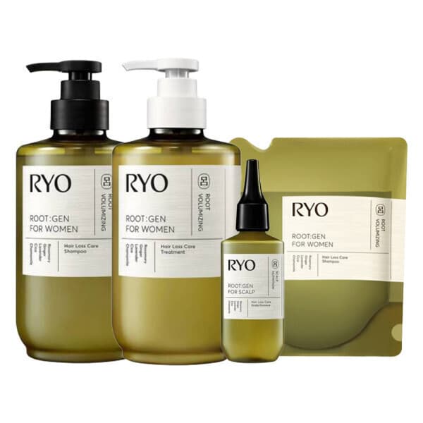 아모레퍼시픽바디헤어 려 루트젠 볼륨탈모 증상케어 샴푸 515ml 리필 400ml 트리트먼트 515ml 에센스 80ml