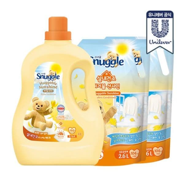 NS몰 스너글 초고농축 섬유유연제 실내건조 4L + 2.6L