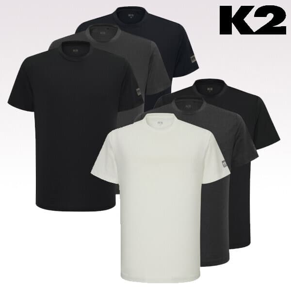 AKPLAZAMALL K2 3장set 여름 냉감 반팔 라운드 티셔츠 - 최저가 49,000원