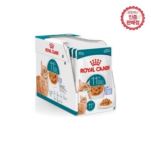 로얄캐닌온라인스토어 로얄캐닌 고양이사료 젤리 에이징 11세이상 85g x 12P