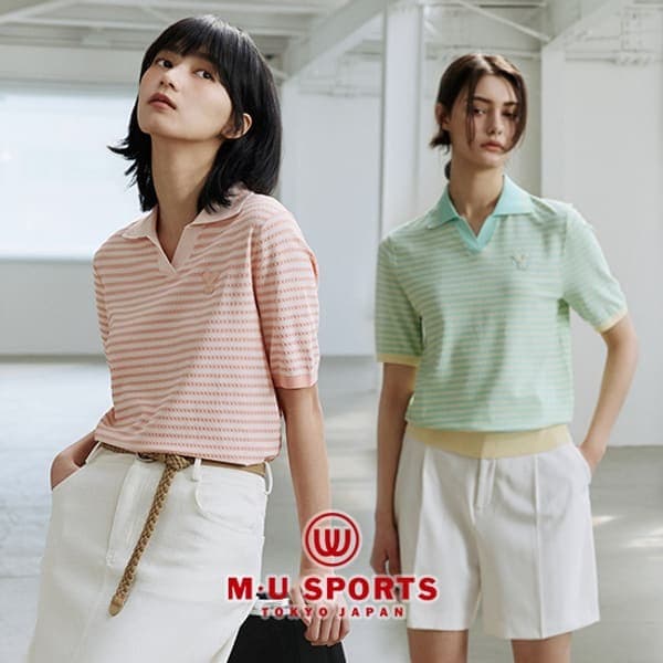 현대홈쇼핑Hmall MU SPORTS 멜로우 팝 와플 니트