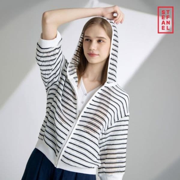 GS_SHOP_TV 스테파넬 26SS 크로쉐 후드집업