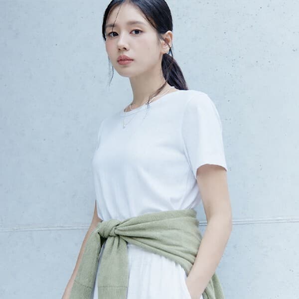 CJ온스타일LIVE 26SS 콤드코튼 포인텔티셔츠 3종 - 최저가 37,910원