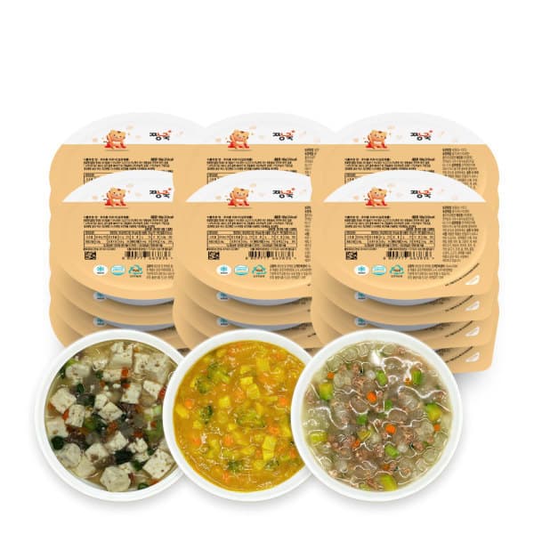 짱 죽 이유식 골고루 18팩+7팩 증정 / 반찬+영양국+덮밥소스