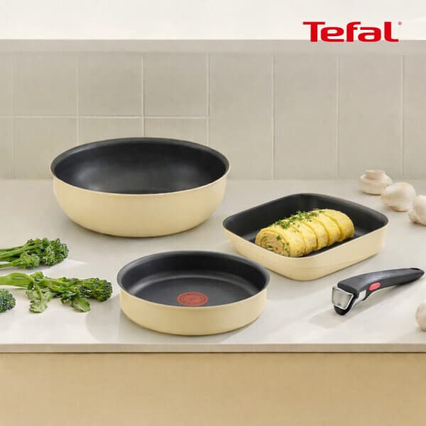 Tefal 테팔 매직핸즈 인덕션 크렘 드 버터 계란말이팬 멀티 4P세트