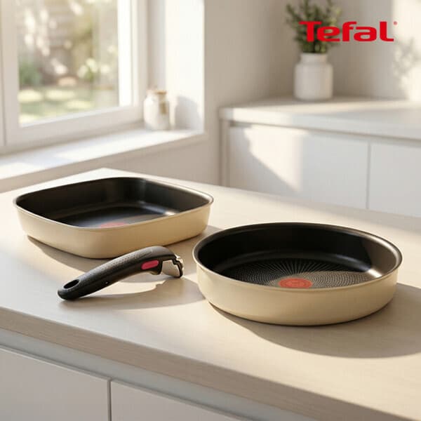 Tefal 테팔 매직핸즈 인덕션 크렘 드 버터 계란말이팬 멀티 3P세트
