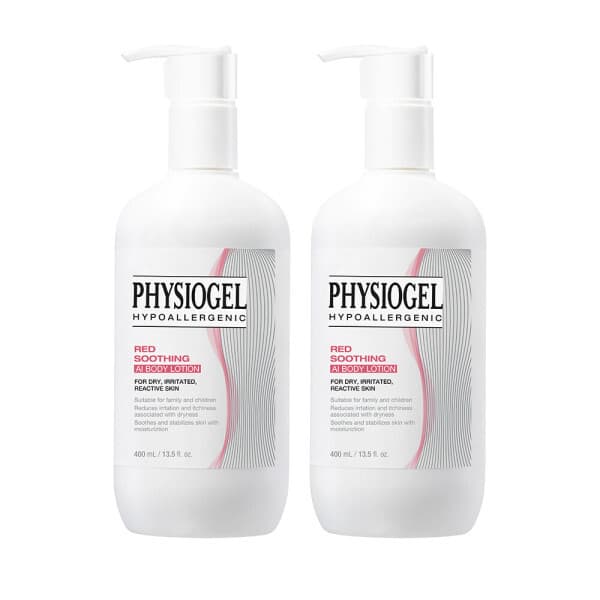 LG생활건강피지오겔 피지오겔 레드수딩 AI 바디로션 400ml 2개