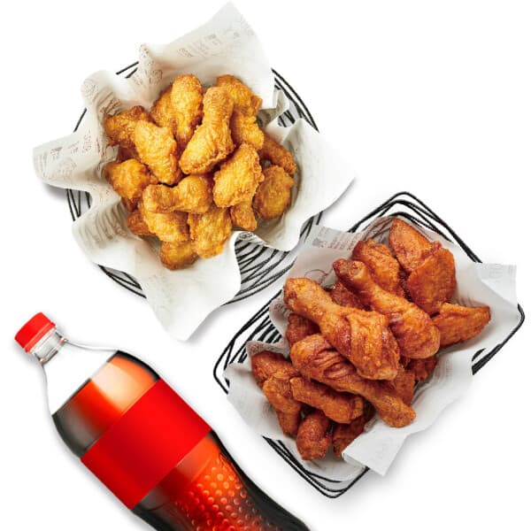 (주)다우기술 교촌치킨 허니콤보 레드콤보 콜라1.25L - 최저가 49,000원