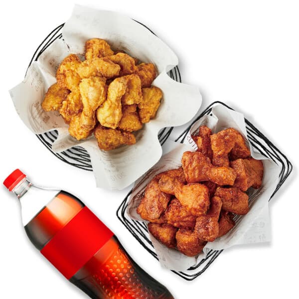 (주)다우기술 교촌치킨 허니한마리+레드한마리+콜라1.25L - 최저가 42,000원
