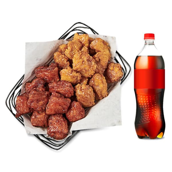 (주)다우기술 교촌치킨 반반순살레드+허니+콜라1.25L