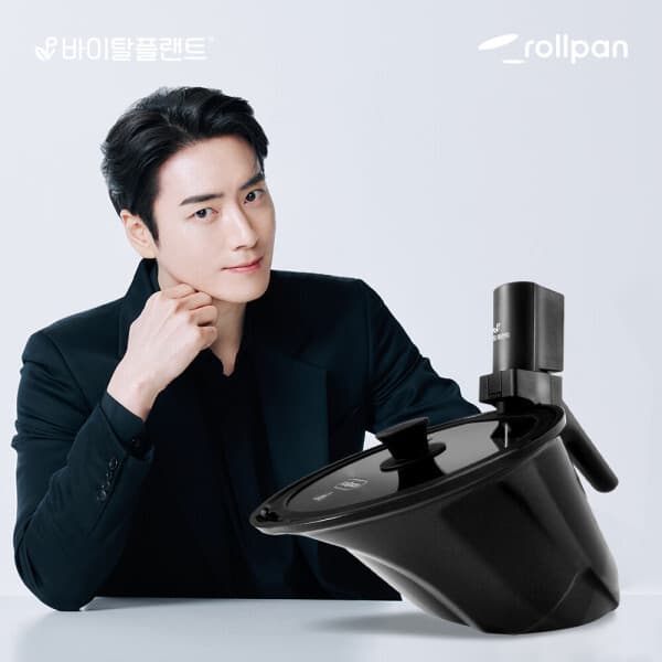 VPshop 바이탈플랜트 롤팬 블랙 뉴오리지널 자동회전냄비 - 최저가 109,550원